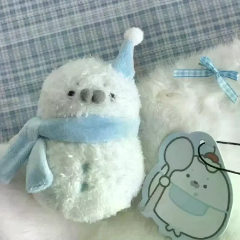 Lovely Cartoon Seal Snowman Doll Plush Pendant Simulation Ocean Seal Keychain Backpack Decor Christmas Birthday Gift
