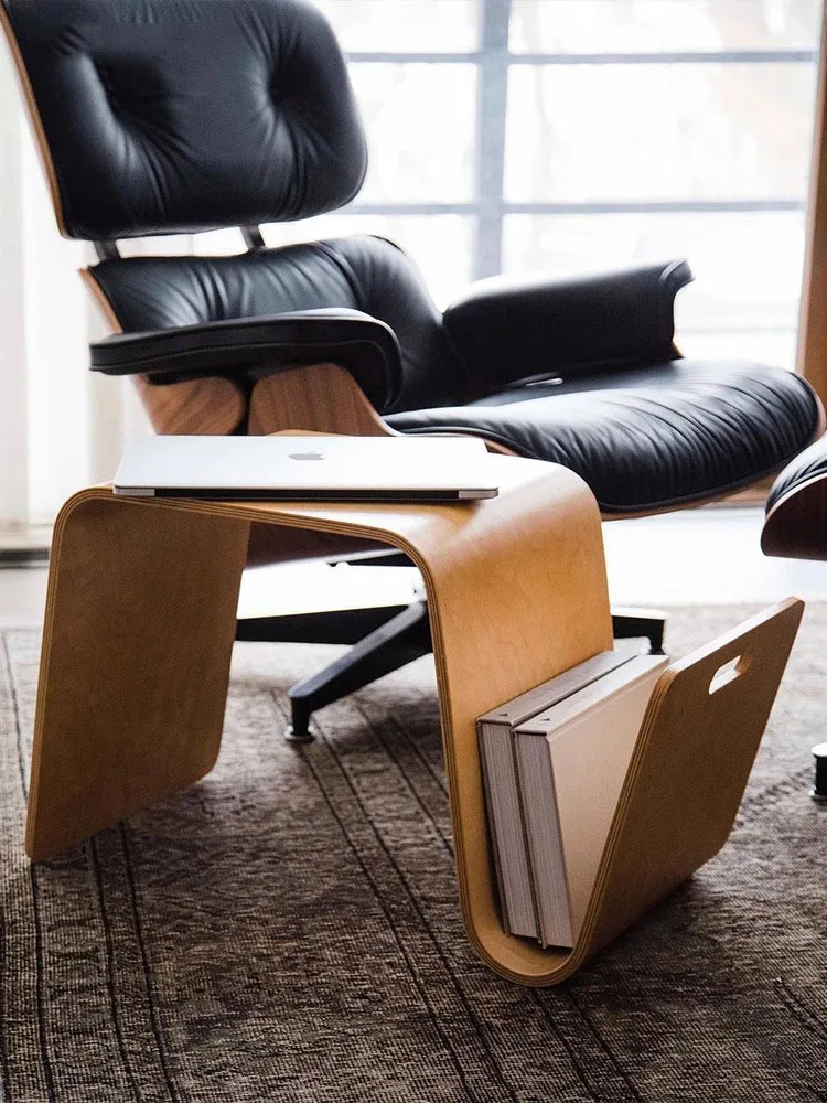 

Designer simple small coffee table N-type Nordic sofa side table coffee table living room with solid wood bedside balcony