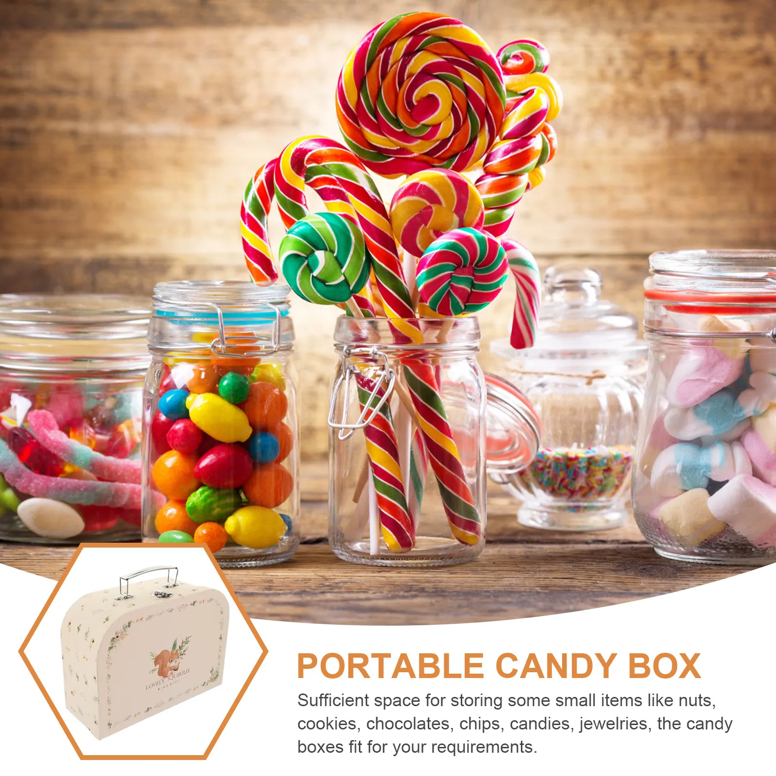 Portable Paper Suitcase Storag - Wedding Supply.Box recension och pris