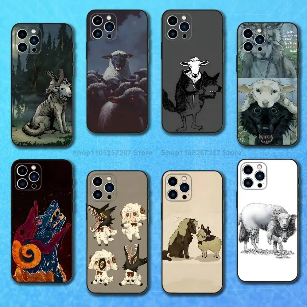 

Belief Sheep In Wolf Clothing Phone Case For iPhone 17,16,15,14,13,12,11,Plus,Pro Max,XS,X,XR,SE,Mini,8,7,Soft Silicone Black