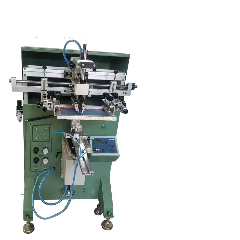 Curved screen machine, metal can screen printing machine, plastic bottle screen printing machine