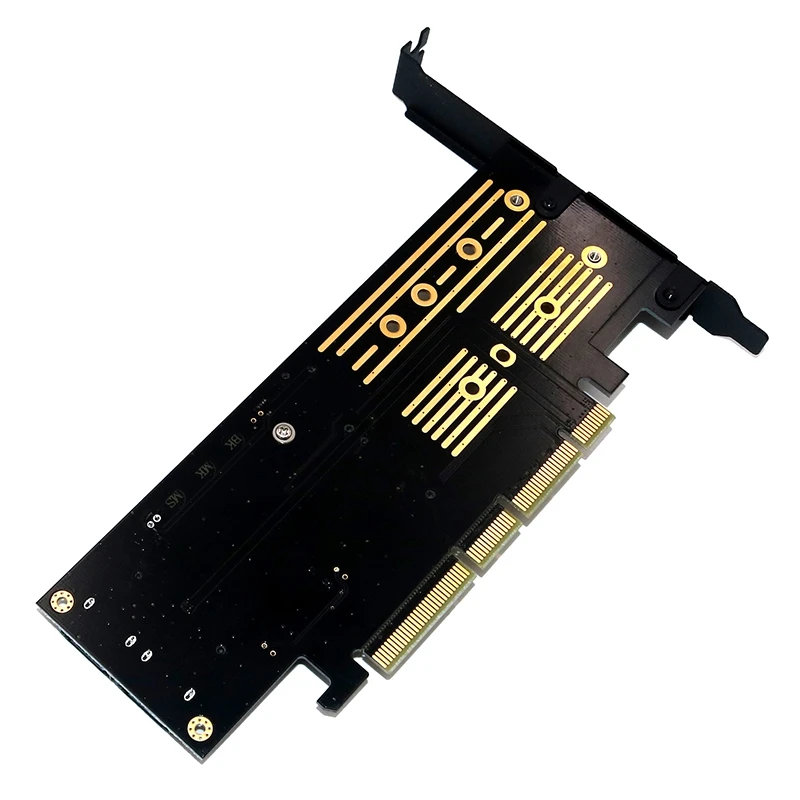 نسخة ترقية VO 3 في 1 Msata وM.2 NGFF NVME SATA SSD إلى PCI-E 4X وSATA3 محول محول قرص بطاقة الناهض