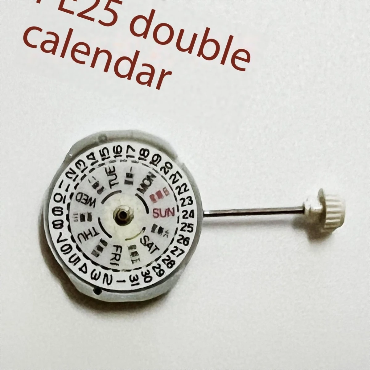 Picture 6: Ladies' PE25 quartz movement, PE25 movement dual calendar single calendar