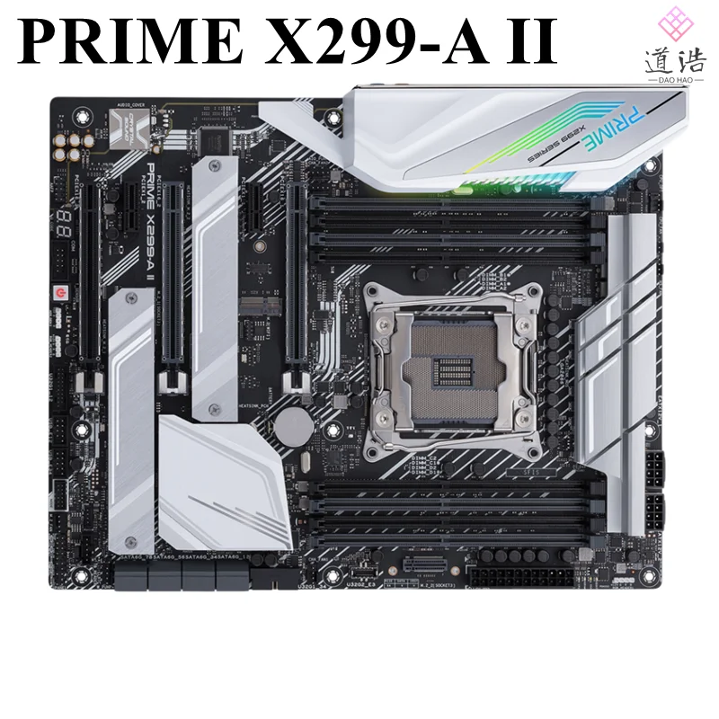 For PRIME X299-A II Motherboard 256GB LGA 2066 DDR4 ATX X299 Mainboard 100% Tested Fully Work