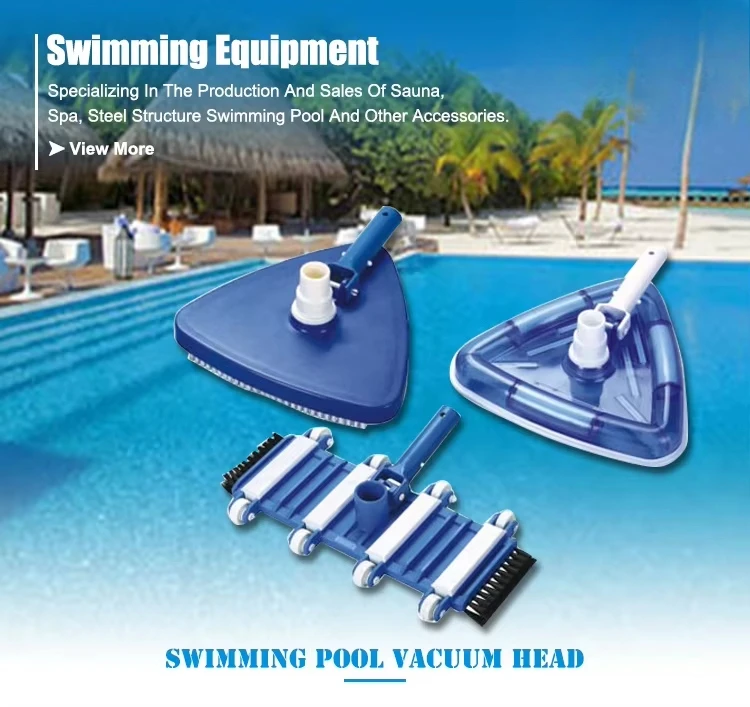 Cleaners for Swimming Pool Tools and Accessories Aluminum or Plastic Vacuum Heads