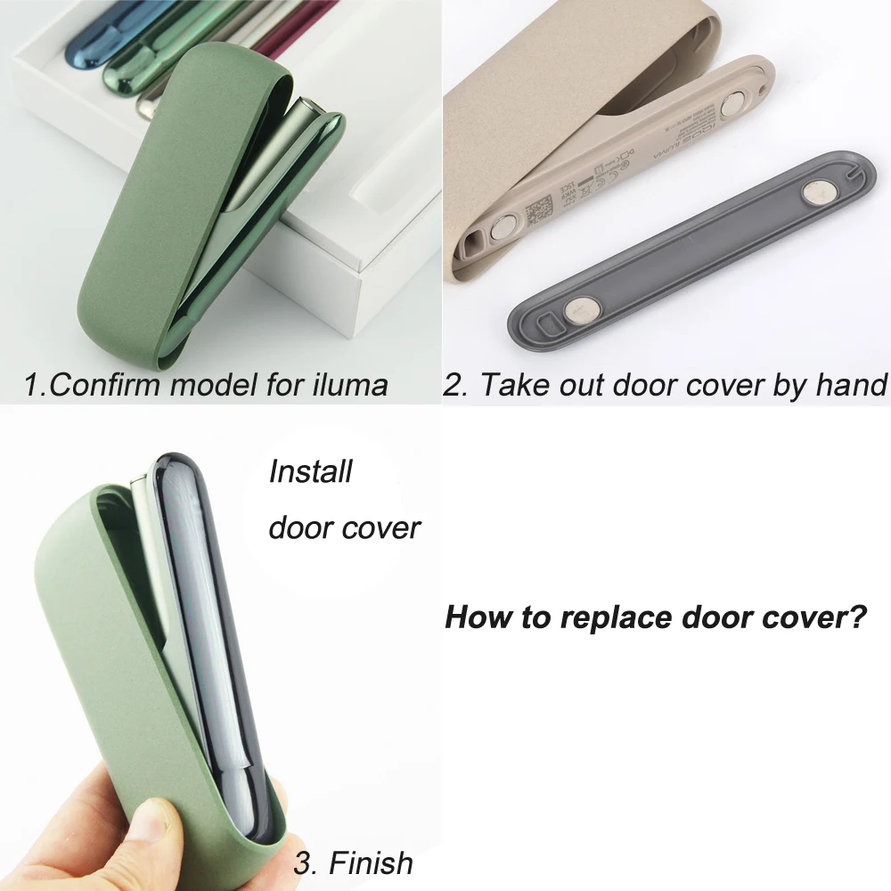 Colorful Side Piece For IQOS Iluma i Magnetic Side Cover Case Replaceable For IQOS 4.0 ILUMA Protective Door Cover Accessories image 3