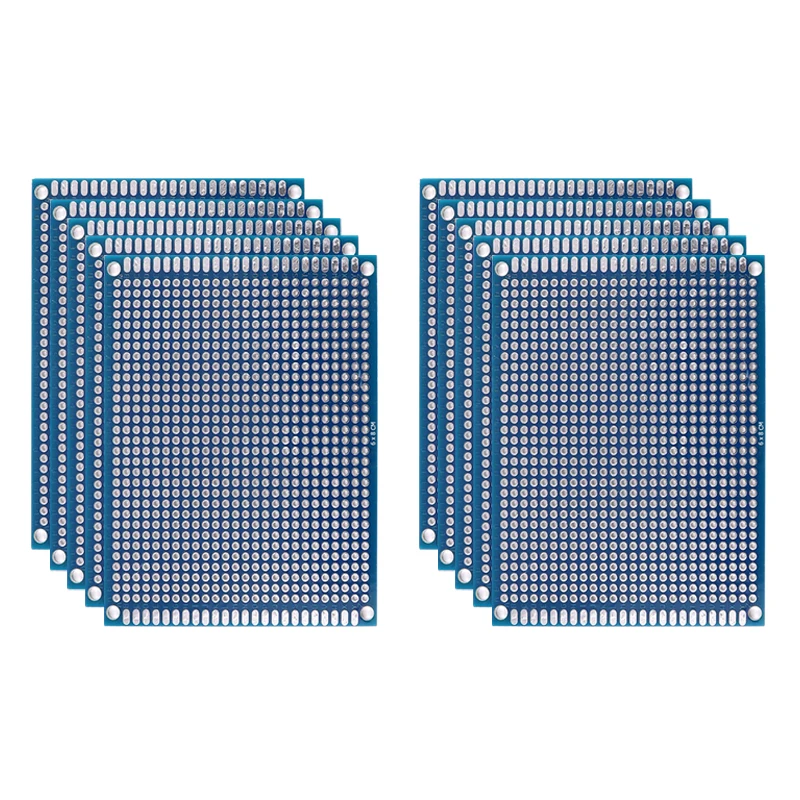 5/10PCS PCB Board Prototype Board Blauw 2x8/3x7/4x6/5x7/7x9cm Dubbelzijdig Printplaten Voor DIY Solderen Project