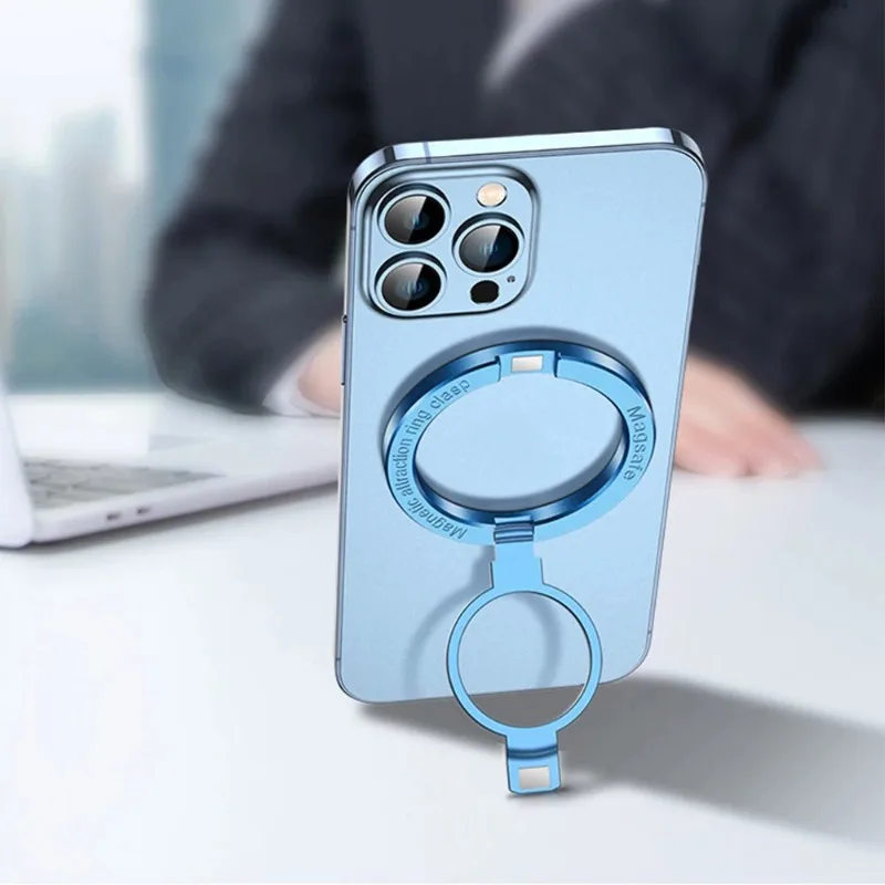 Ständer für Magsafe Tablet Ipad Halter doppelseitige Silikon Saug magnetische 2-Abschnitte Einfachheit Ring Telefon Handphone Popsocket