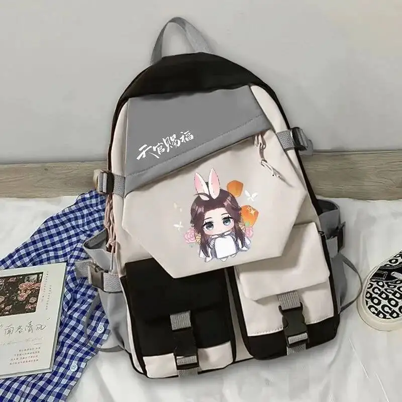 

Anime Game Heaven Officials Blessing Student Teens School Bags Large Capacity Mochilas Backpacks For Gift