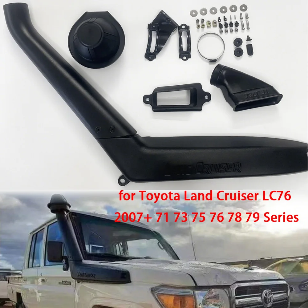 Air Intake Snorkel Kits for Toyota Land Cruiser 76 Series LC76 2024 2007 71 73 75 78 79 Off Road Snorkel Car Accessories LLDPE