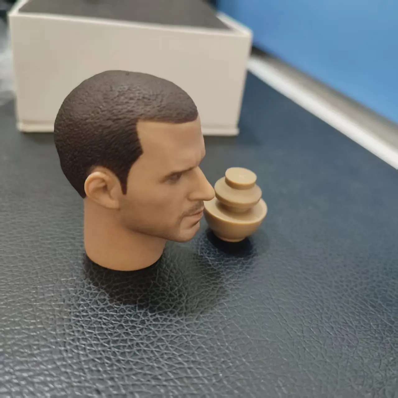 In Store Headplay 1/6 Male Head Sculpt C-0032 Male Head Sculpture Carving Model Fit 12" Coo Muscle Action Figure Body