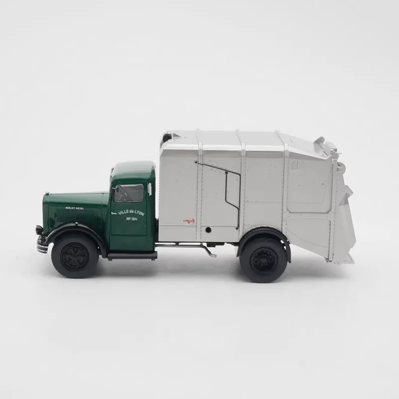 

IXO Diecast 1:43 Scale Berliet GDR 7W Garbage Transfer Vehicle Alloy Car Model Collection Decoration Boy Gift Static Display