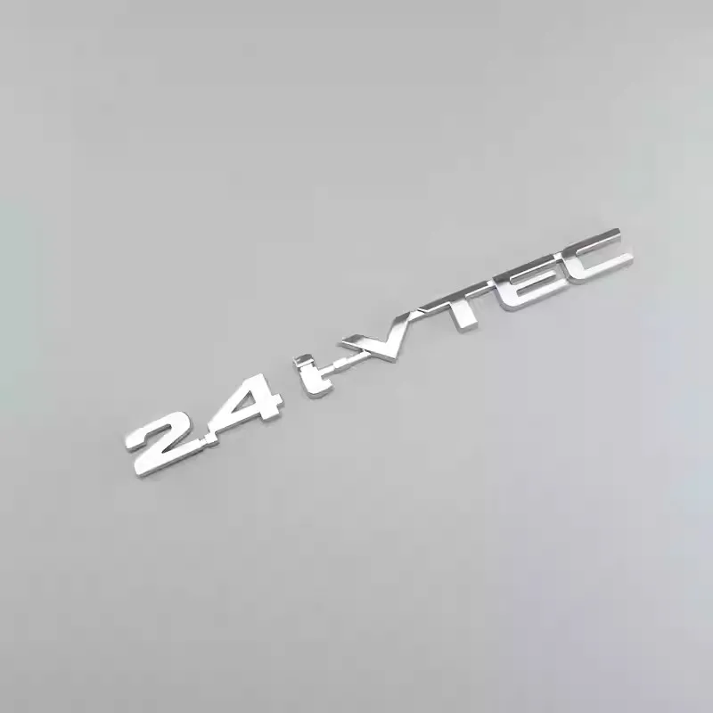 Auto Logo 2.0 English Letter label stickers Rear trunk Sign Mark For Honda 8th generation Accord 2.4