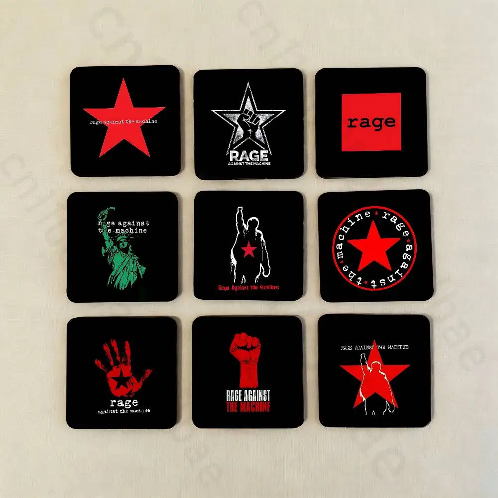 R-Rage Against the Machine Fridge Magnet Personalized Magnetic Durable Plastic Square Picture Surface Fridge Magnets