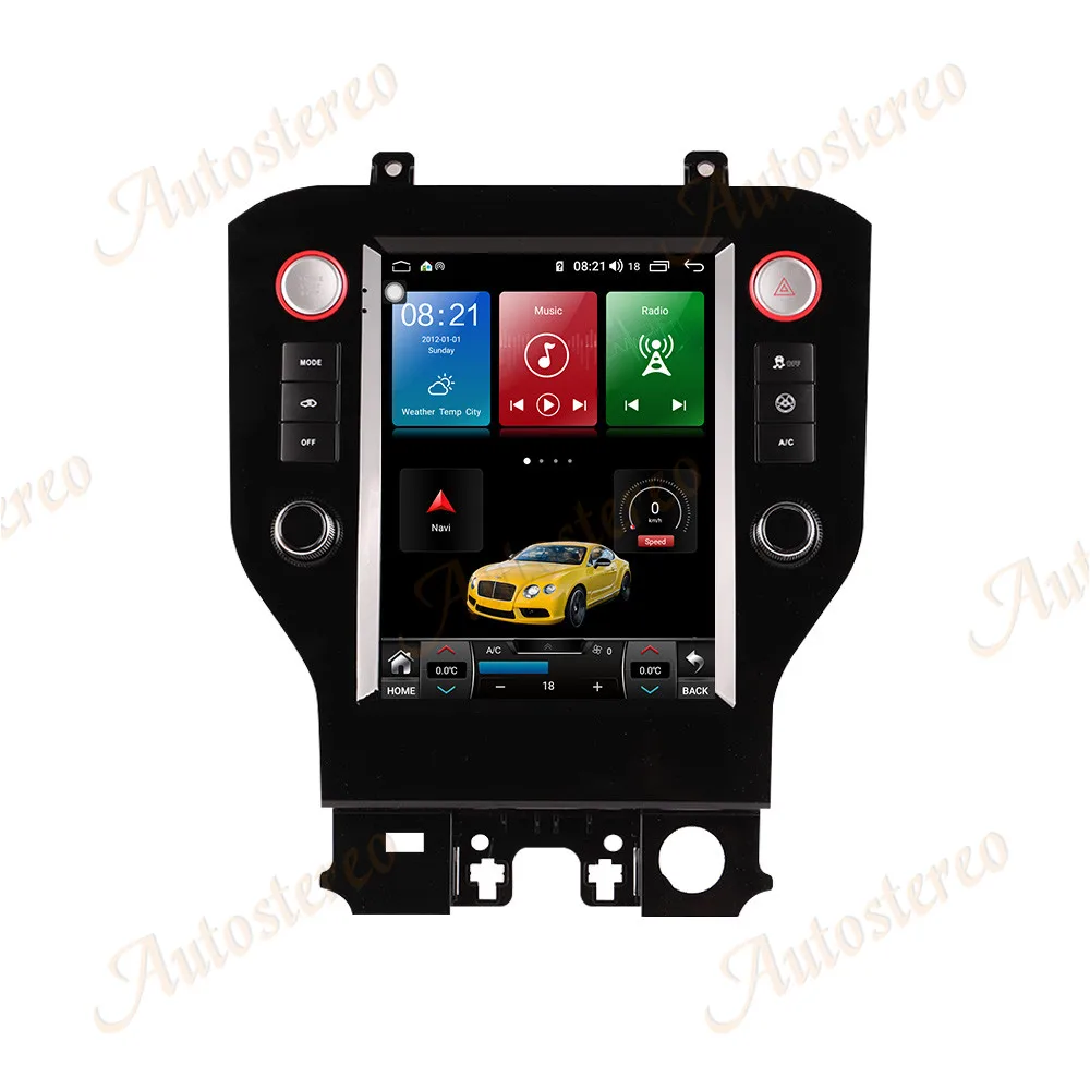 10.4 بوصة لفورد موستانج 2015-2021 أندرويد راديو السيارة ستيريو استقبال Autoradio مشغل وسائط متعددة نظام تحديد المواقع نافي رئيس وحدة الشاشة