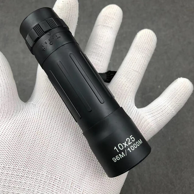 (Sommer6) 1 Pc 10*25 Zoombare Teleskop Optic Objektiv Nachtsicht Monokulare Umfang Gerät Leistungsstarke Fernglas