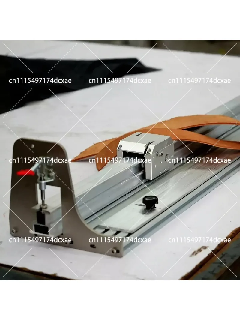 145cm Leather Strip Cutter Table Adjustable Belt Strap Cutting Machine Aluminum Alloy Craft Tool for Hard Soft Leather