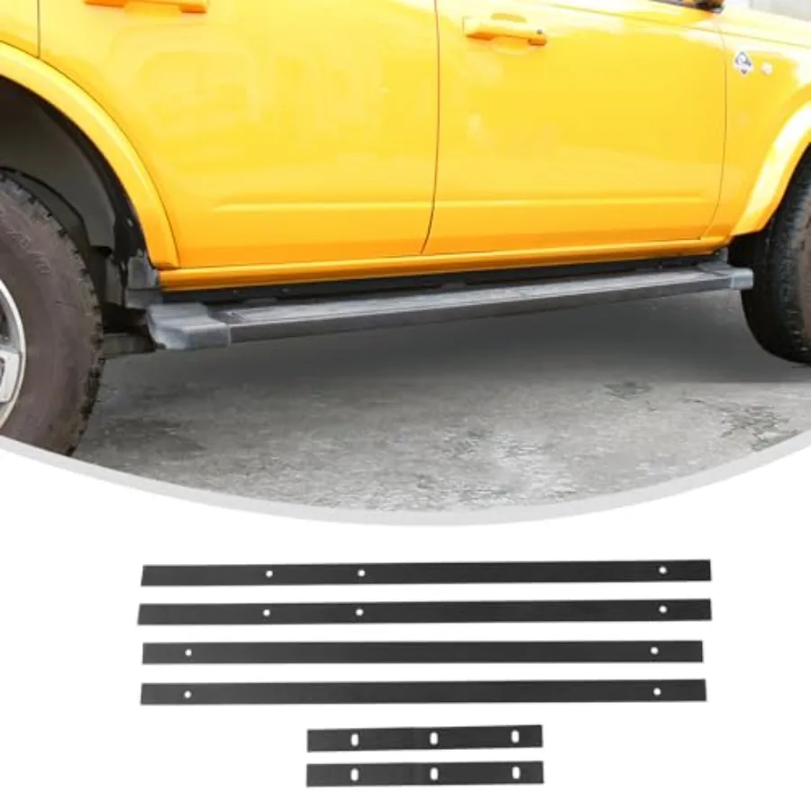 

Комплект боковых молдингов и накладок на пороги, совместимый с 4-дверным Ford Bronco 2021-2025, для экстерьера Bronco A