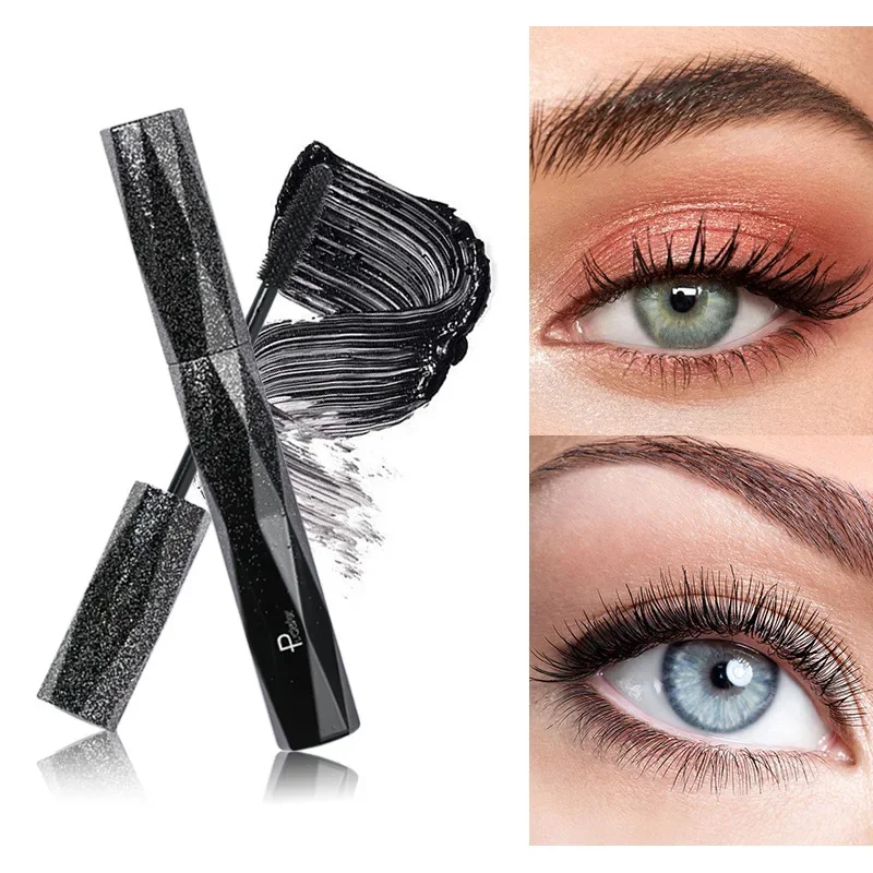 Spedizione gratuita NUOVO 4D Mascara Allungamento Impermeabile Spessore Curling Durata Estensione ciglia Mascara nero Trucco ciglia naturali