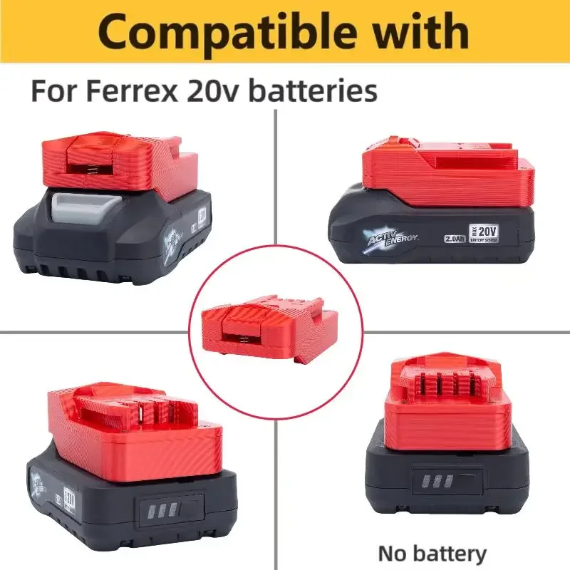 For Parkside Tool  Lidl  Adapter  For Aldi Ferrex Activ Energy 20V  Convert To Parkside Cordless Tool Converter(Only Adapter)