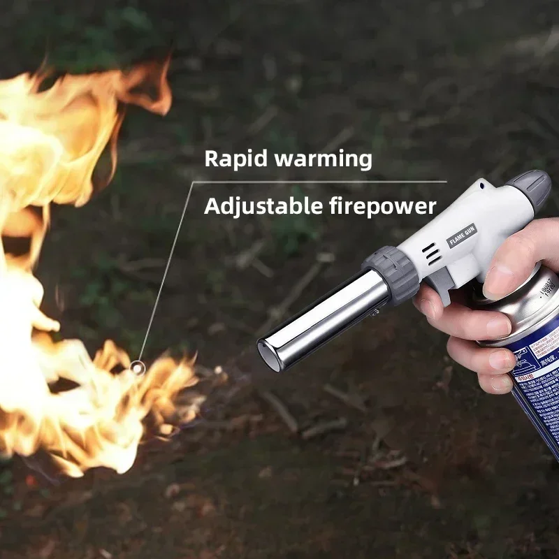 Flip Over Igniter Portable Cartridge Gas Cylinder Spray Gun Spray Gun Welding Gun Outdoor Barbecue Igniter Household Spray Gun