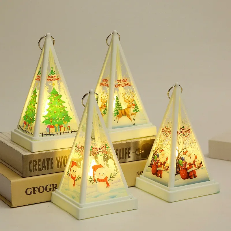 

Holiday Supplies Christmas Decorations Pony Lamp Pendant Lamp Ornaments LED Electronic Candle Light Portable Wind Lamp