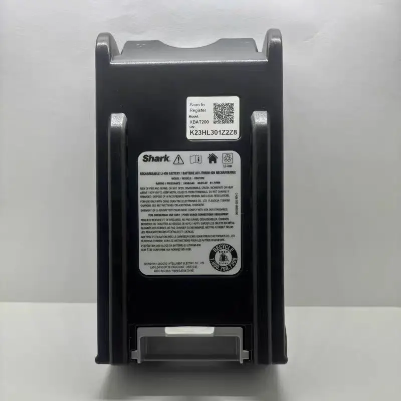 

Оригинальный аккумулятор для пылесоса Shark для S1 S6 S7 S9 IC205 200C XBAT200AS 2450 мАч