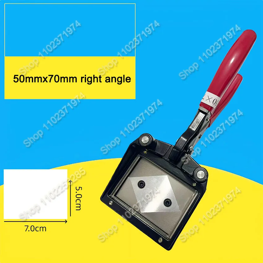 Immagine 3: Taglierina Manuale per Carta Fotografica e Documenti 35x50mm 40x60mm 50x70mm, per Passaporti e Carte d'Identità