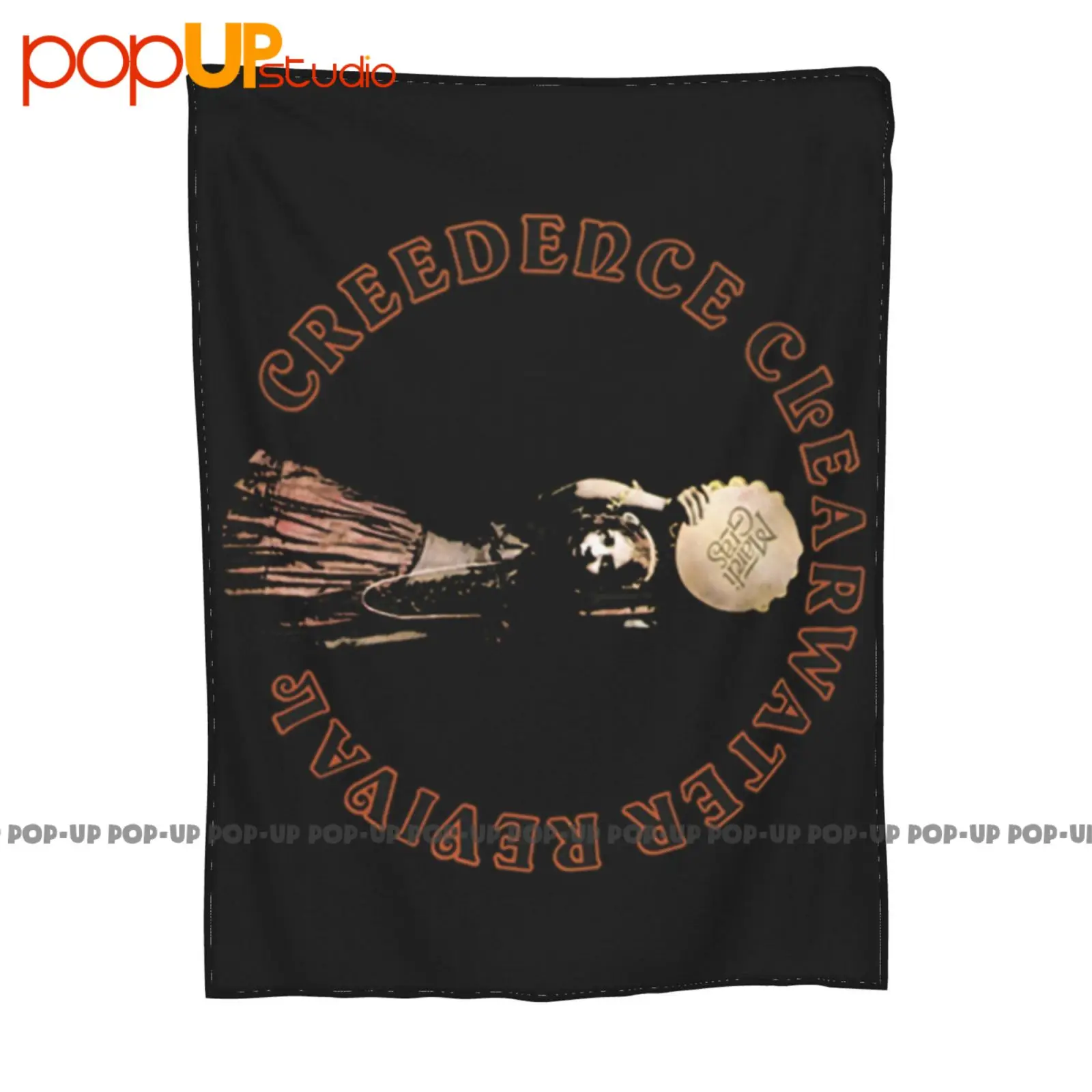 Creedence Clearwater Revival Mardi Gras Logo بطانية فائقة النعومة لحاف الشتاء غطاء أريكة أغطية السرير