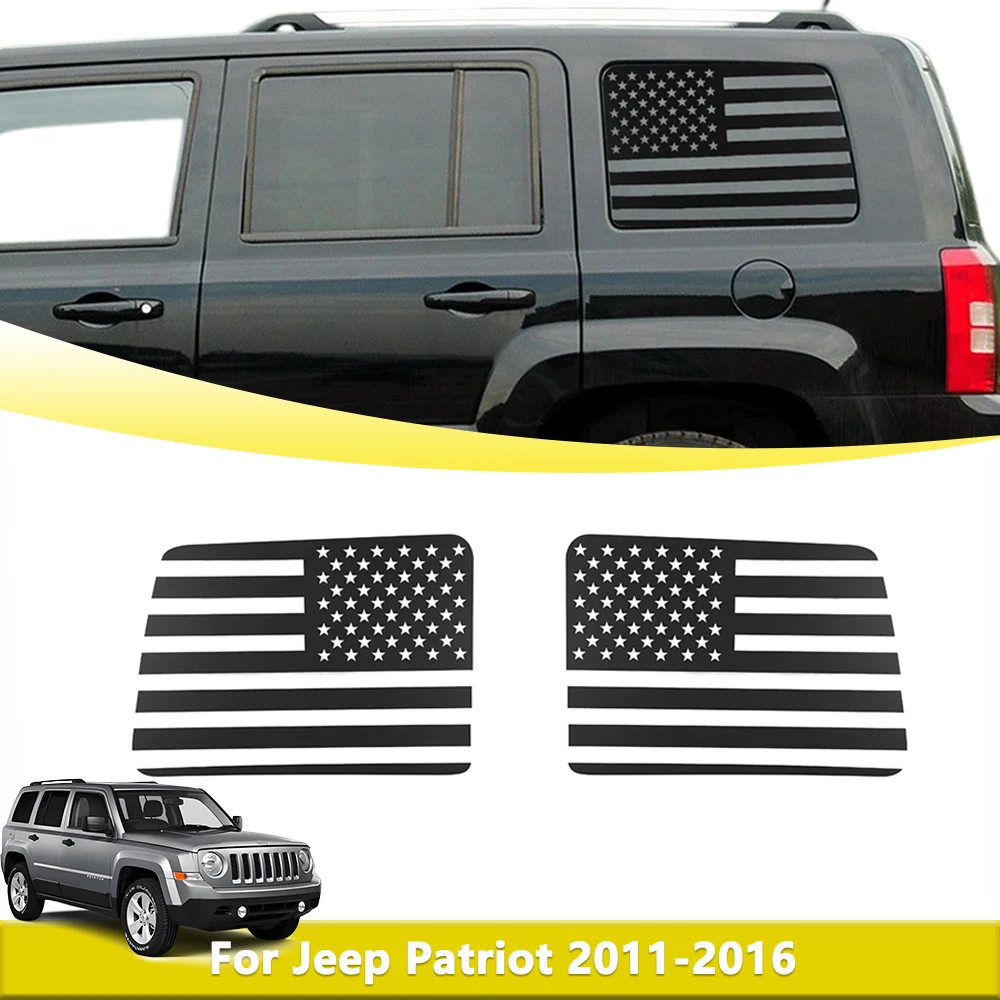 

Rear Window Decal Cover Trim Decoration Stickers for Jeep Patriot 2011 2012 2013 2014 2015 2016 Car Exterior Accessories PVC