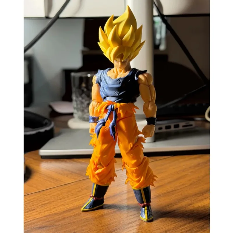 Envío en 24 horas Nuevo modelo articulado de Son Goku Super Saiyan, Guerrero Enojado, de la serie Dragon Ball Z Soul Limited SHF
