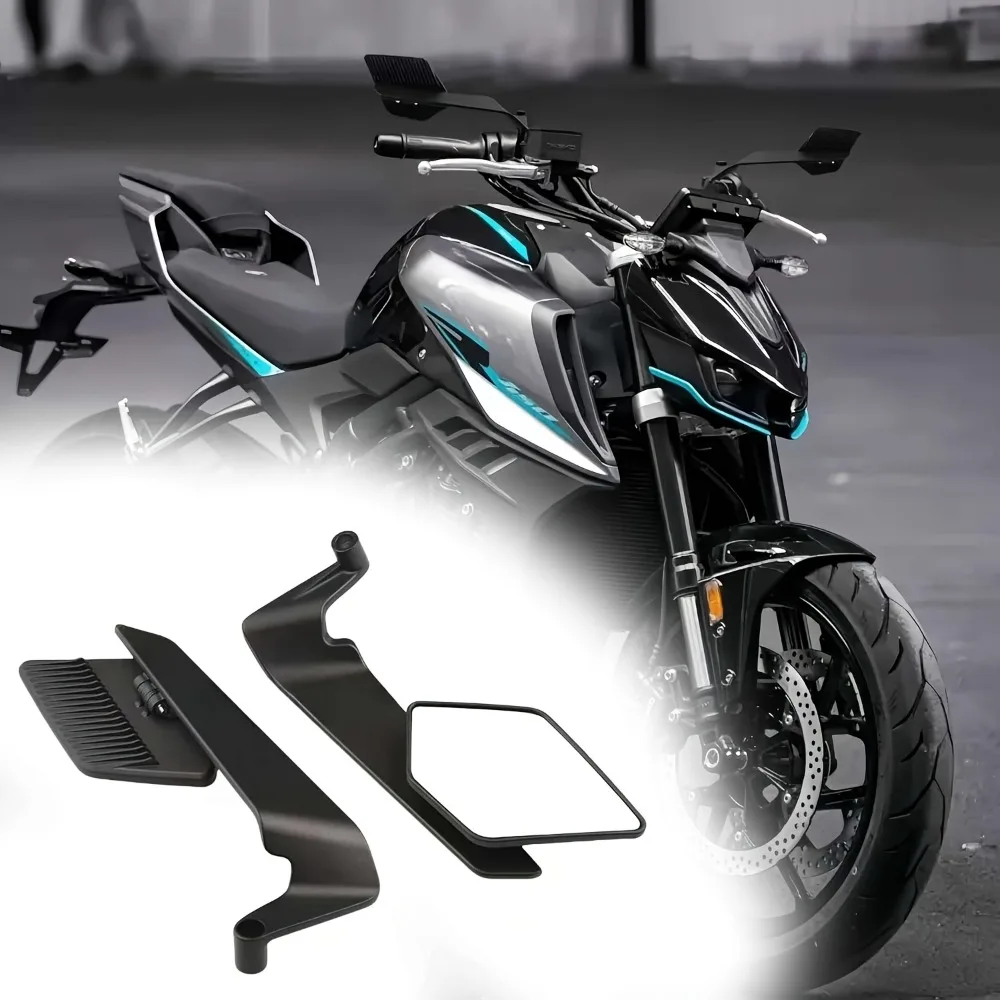 

Universal Motorcycle Windshield Adjuster with 360° Rotatable Mirror Easy To Install for Motorcycles ATVs Aluminum Alloy