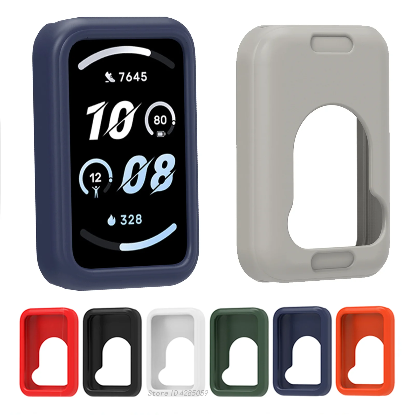 Silicone Case For For Honor Band 9 Smar twatch Bumper Protective Cover For For Huawei Honor Band 9 Screen Protector Accessories
