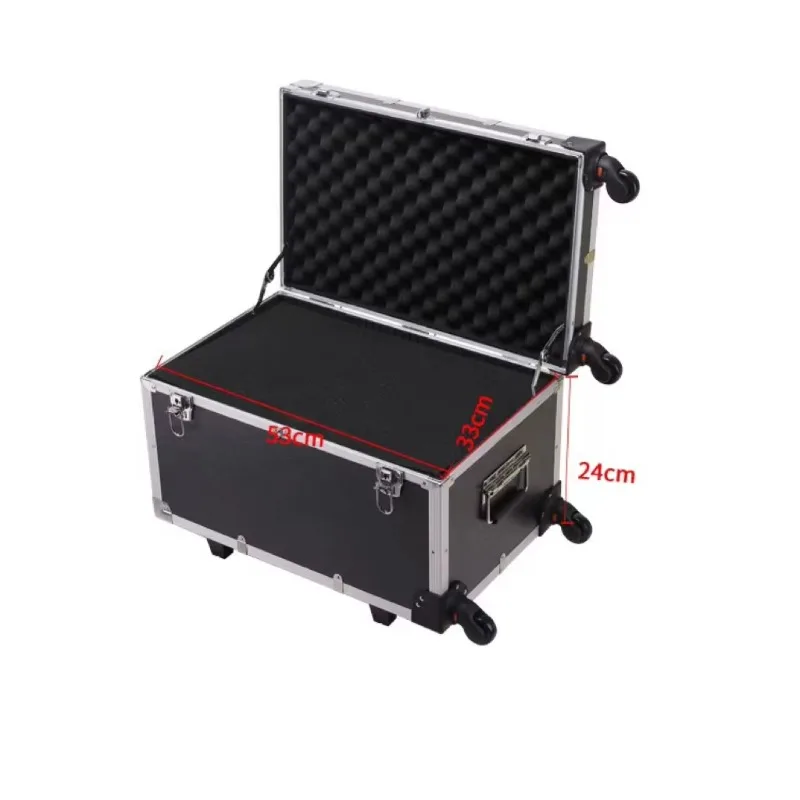 Hot Selling Design Professional Aluminum Toolbox with Wheels Video Box Cable Flight Case DJ Flight Case