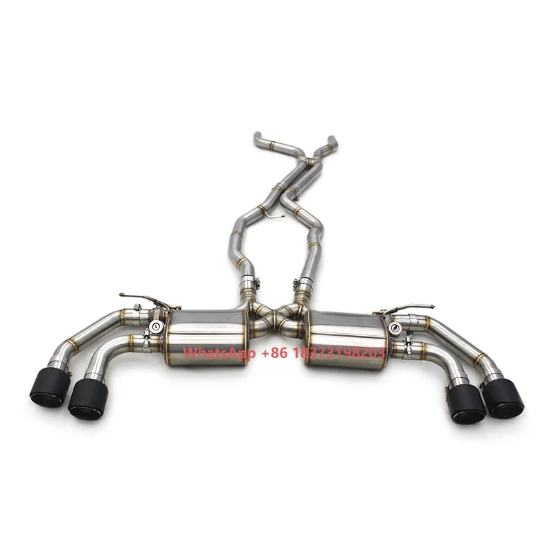 

Custom Catback Muffler for PORSCHE Cayenne 958 4.8 2010-2016 Performance SS304 Pipe Sport Car Vacuum Valve Exhaust System