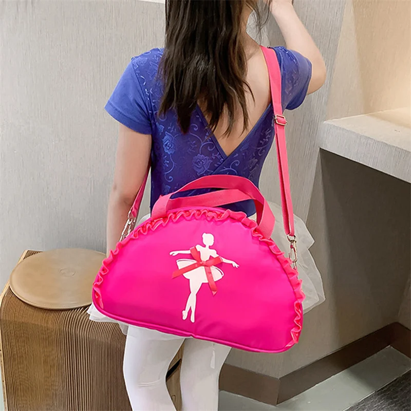 Ballet Dance Bags Lace Handbag Waterproof Princess Bag Women Girls Lovely Ballet Dance Girls Dance Backpack Ballet Bag Handbag