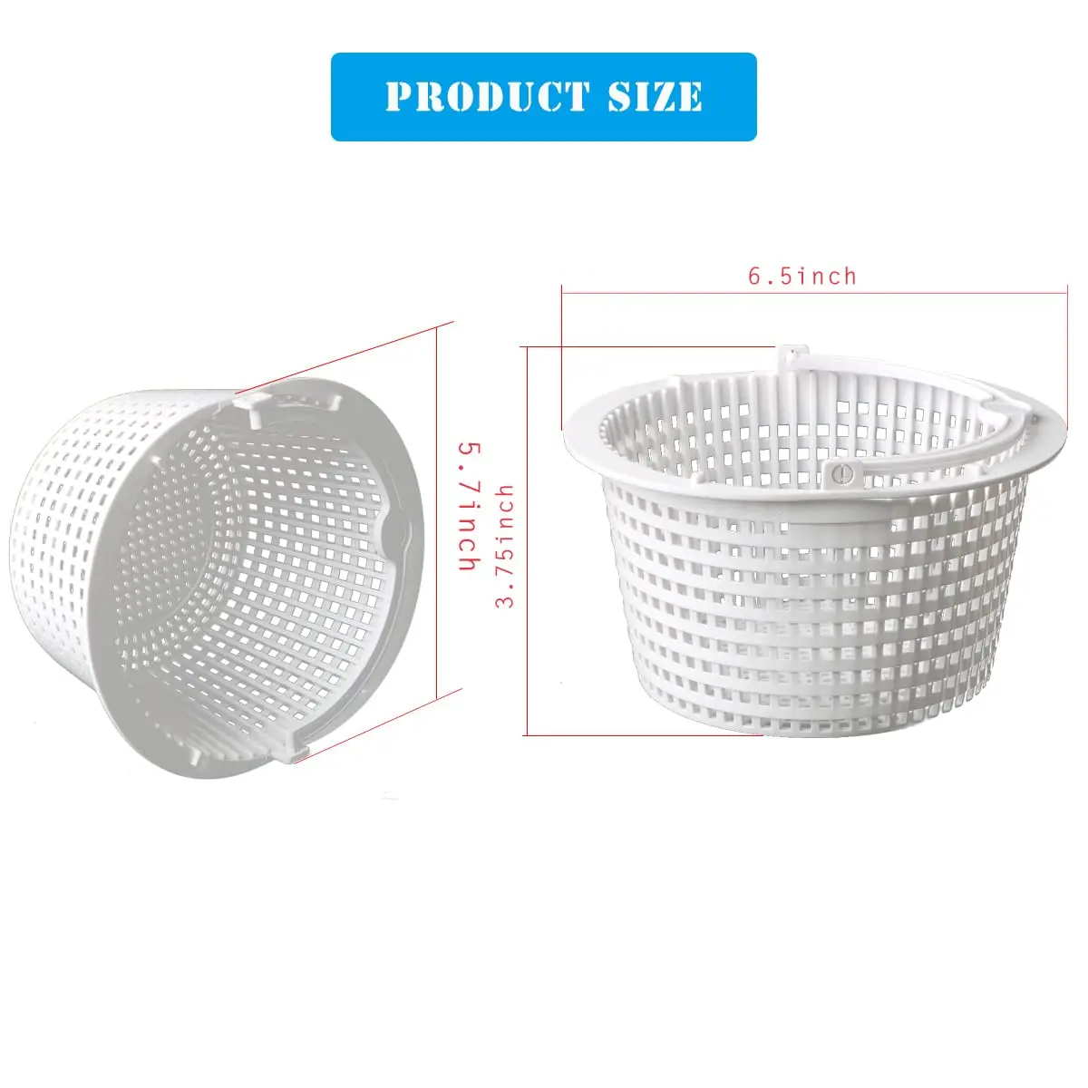 SPX1091C Basket with Handle Replacement for Hayward Automatic Skimmers SP1091LX,SP1091WM