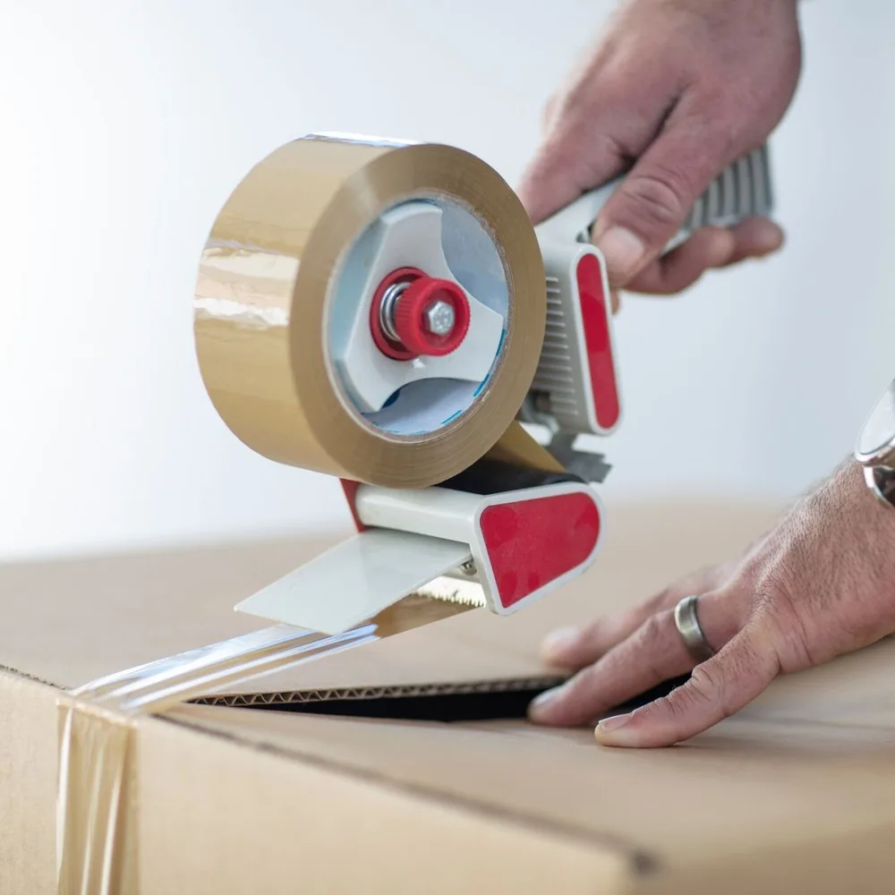 36 Rolls Tan Carton Sealing Packing Tape Shipping 1.75 Mil 2