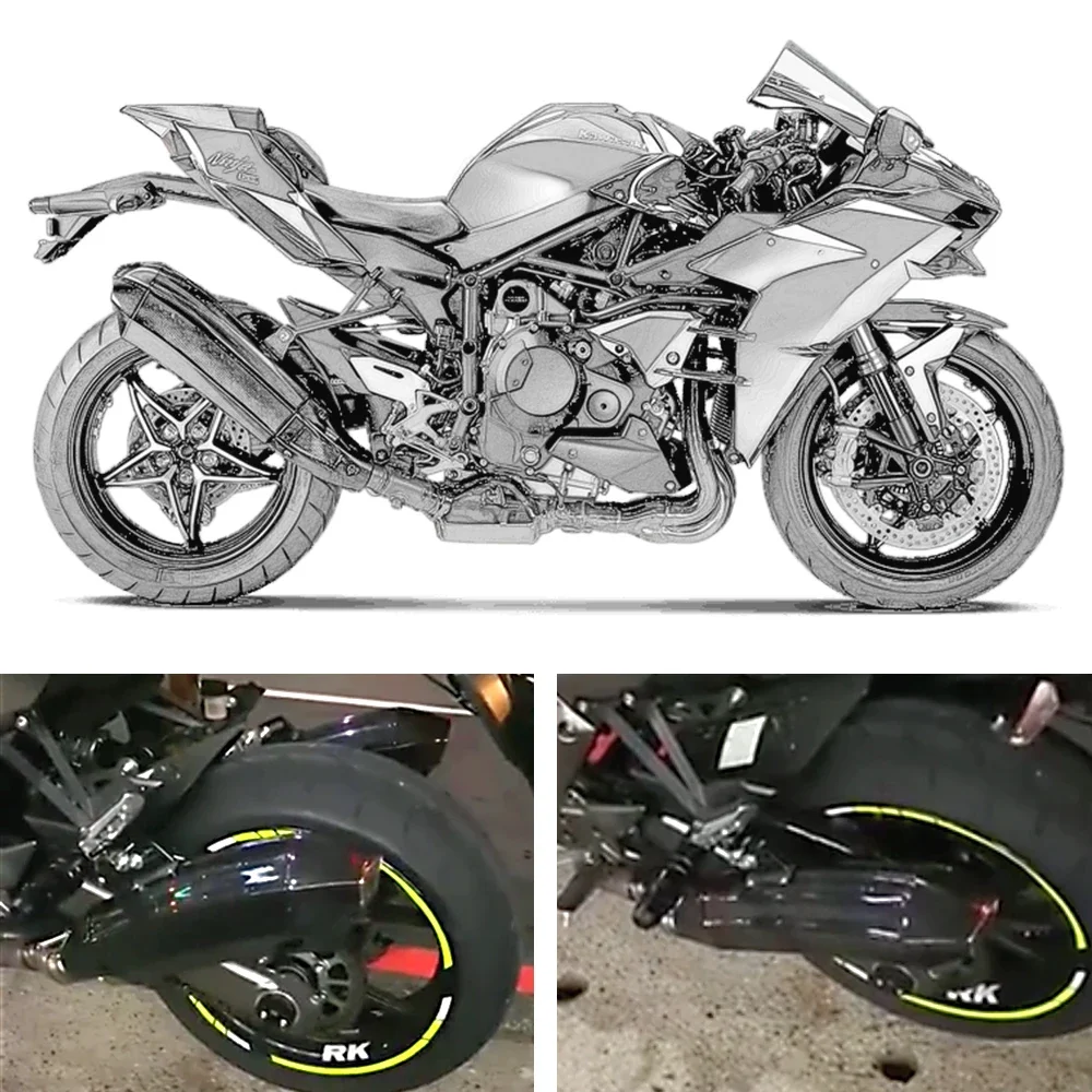 Factory Hot Selling High Quality Cobra Motorcycle Exhaust Muffler 51mm Motocross Modify Universal CH Carbon Fiber Material