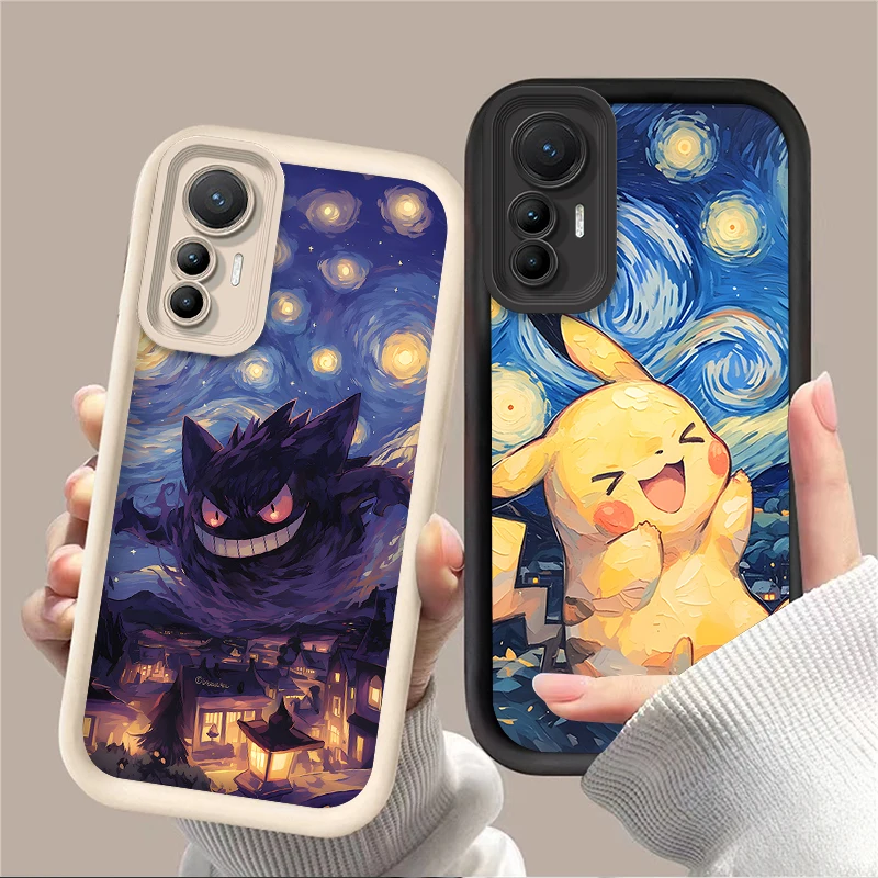 أنيمي جميل P-Pokemon جراب هاتف ل Xiaomi Poco X7 X6 X5 X4 GT X3 NFC F7 F6 F5 F4 F3 M5s C65 C75 M6 Pro 4G 5G غطاء سيليكون