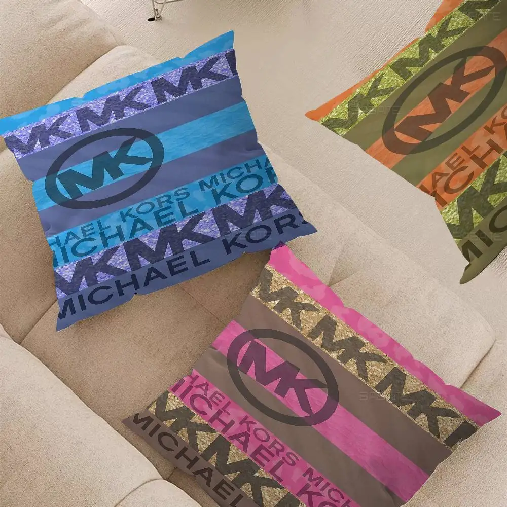M-Michaels-Fashion-Kors Personalized Pillow Dust Cover Bedroom Kids Party Decoration Pillowcase Birthday Children Gift