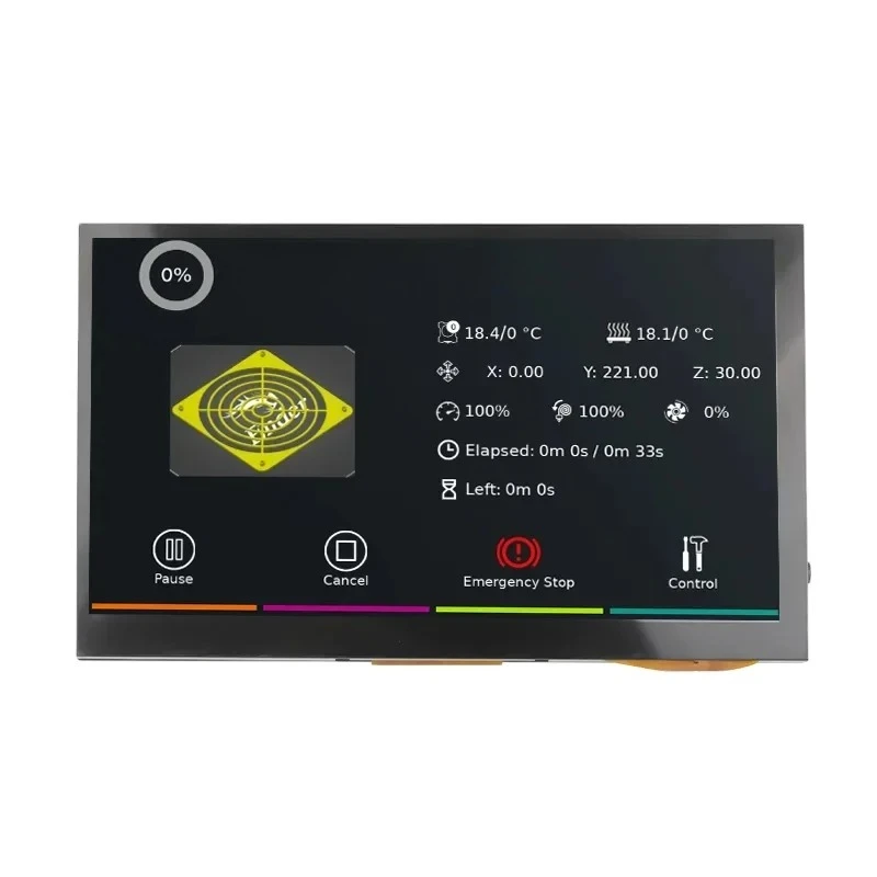 

Soft fly LCD touchscreen for 3D printer parts accessories for raspberry skin fly skin