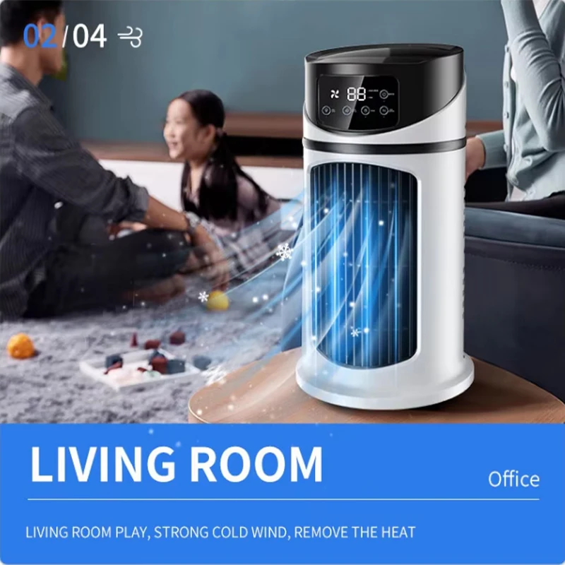 

Мини-маленький портативный персональный испарительный водяной воздухоохладитель, кондиционер, вентилятор, увлажнитель, USB-охладитель воздуха для комнаты