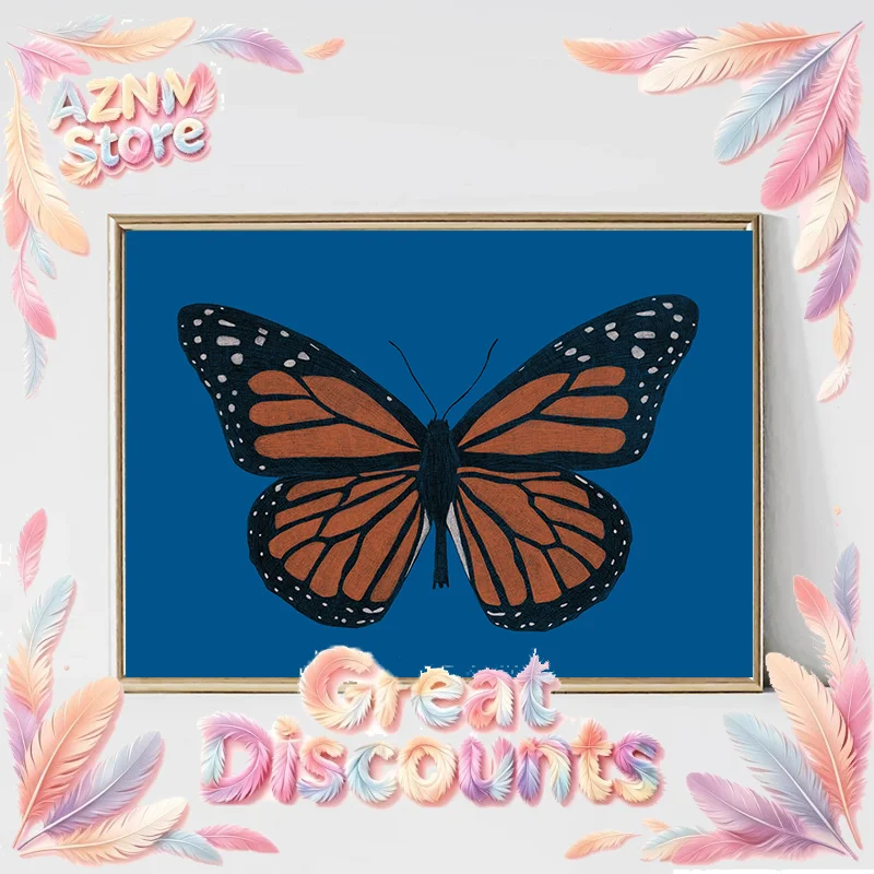 2026 Abstract Curve Poster Scandi Butterfly Picture Print Canvas Painting Wall Art for Living Room