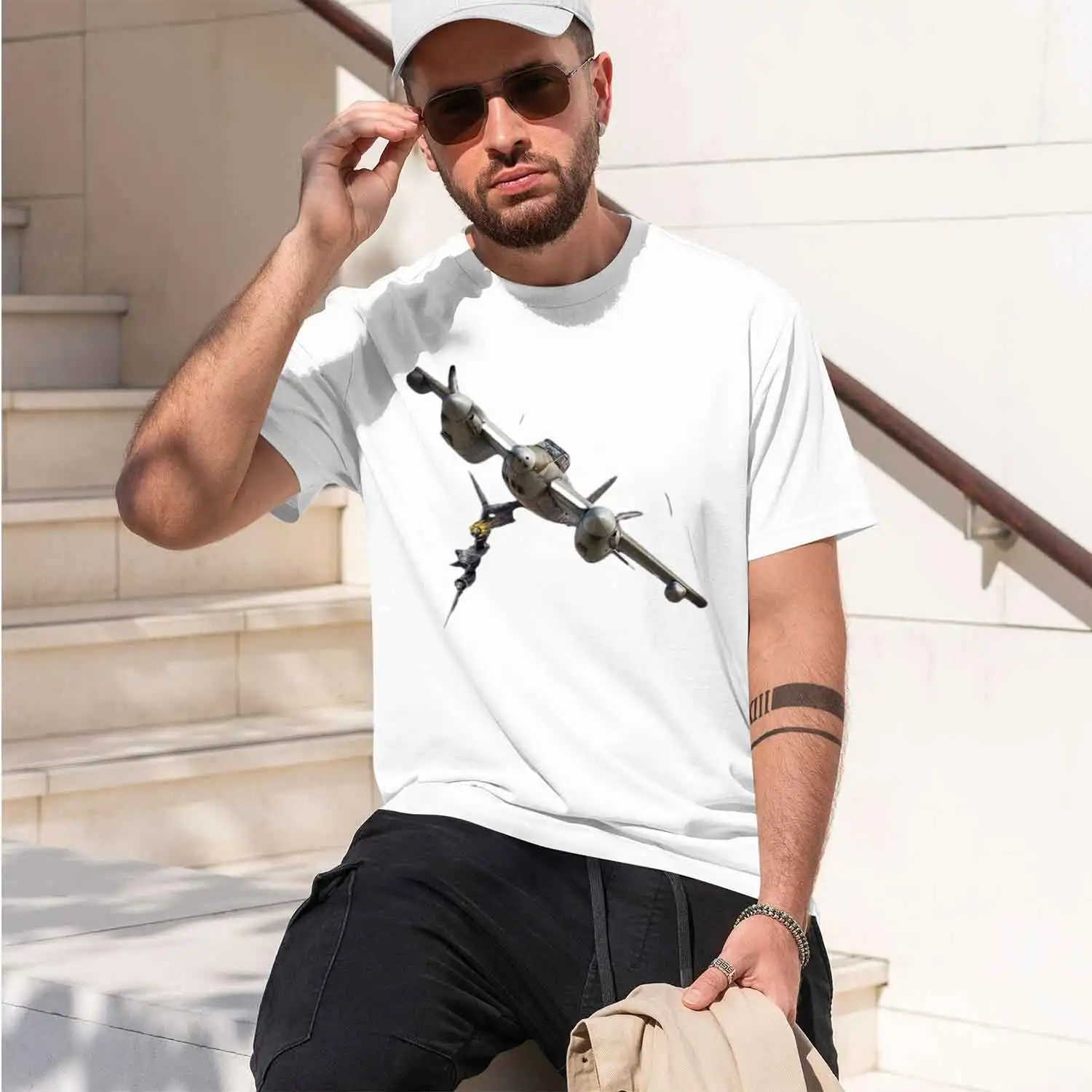 British De Havilland Mosquito er T-Shirt O-Neck Short Sve Summer Casual Mens T-shirt Size S-3XL 2026 New Model Short-sleeve crew