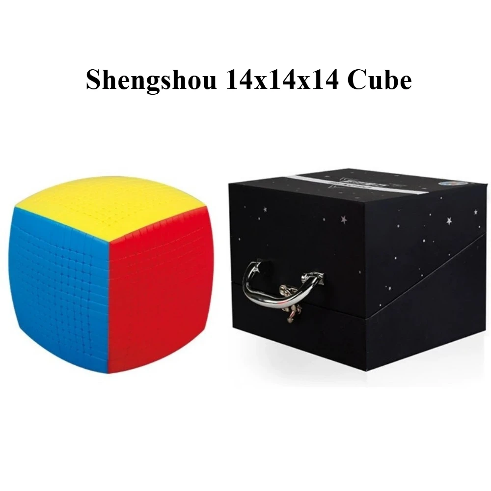 

SengSo 14x14 Cube Shengshou 14x14x14 Magic Cube Puzzle Speed Cubes Magic Speed Cube Stickerless Puzzle Kids Toys