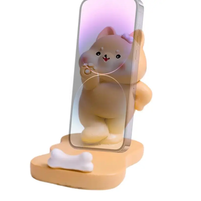 

Desk Phone Holder Animal Statue Cell Phone Stand Tabletop Decor Smartphone Stand Cellphone Holder Desk Phone Holder Stand For
