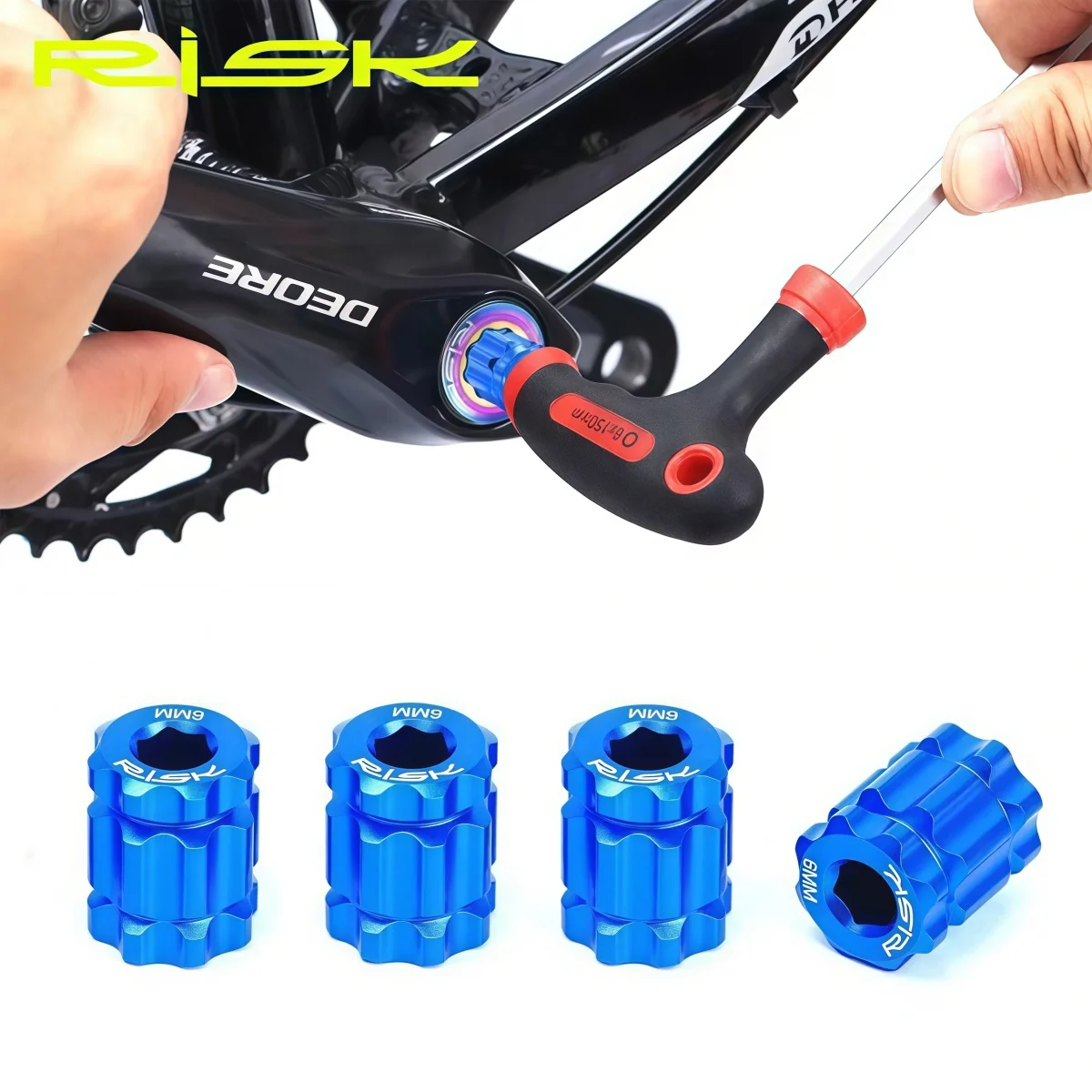 RISK RL302 MTB/Road Bike Hollowtech II Crank Arm Preload Bolts Tools– For SHIMANO XT / XTR / ULTEGRA