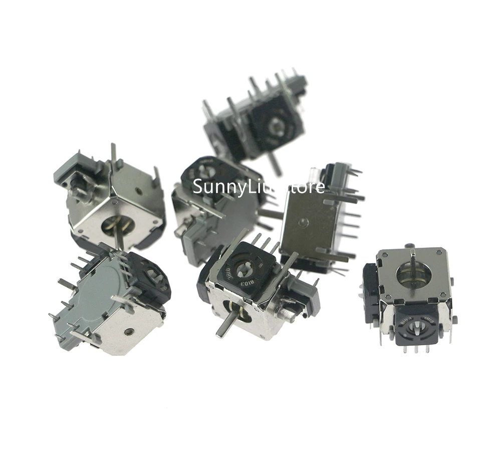 100 قطعة/الوحدة ل XBOX 360 عصا التحكم ثلاثية الأبعاد المعادن التناظرية العصي ثلاثية الأبعاد عصا التحكم التناظرية لجزء إصلاح وحدة تحكم PS2