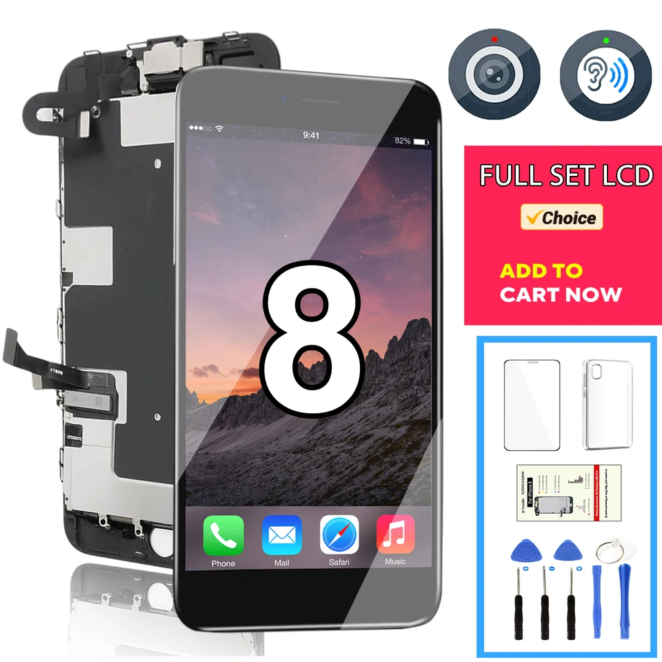 Full Set Display For iPhone 8 8G LCD Screen Replacement Touch